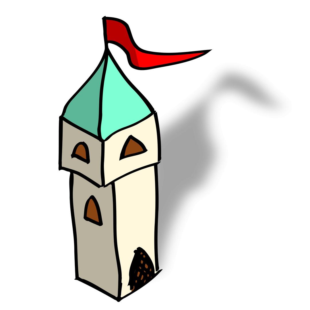 RPG map symbols: tower png transparent
