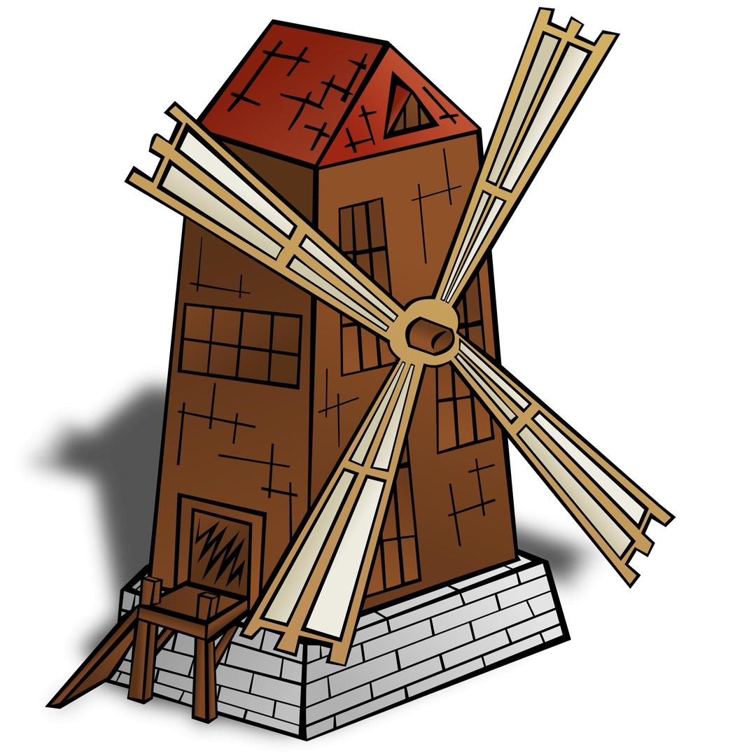 RPG map symbols: Windmill png transparent