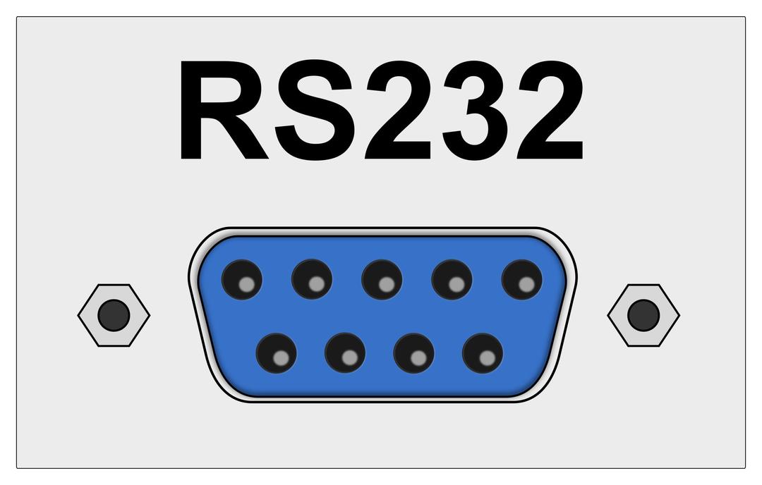 RS232 / COM port connector png transparent