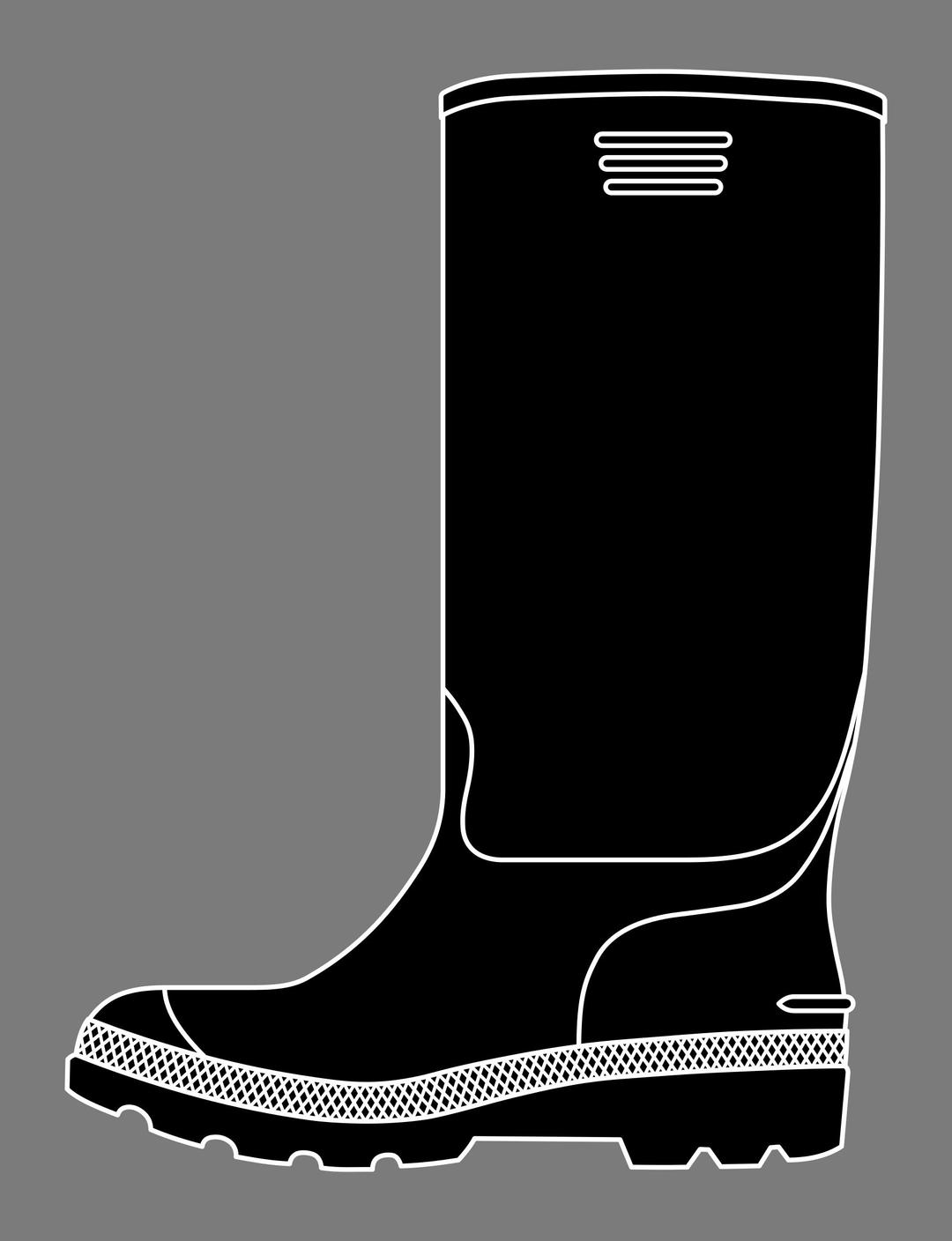 rubber boot png transparent