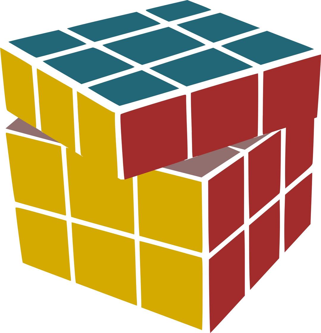 Rubik's Scrambled png transparent