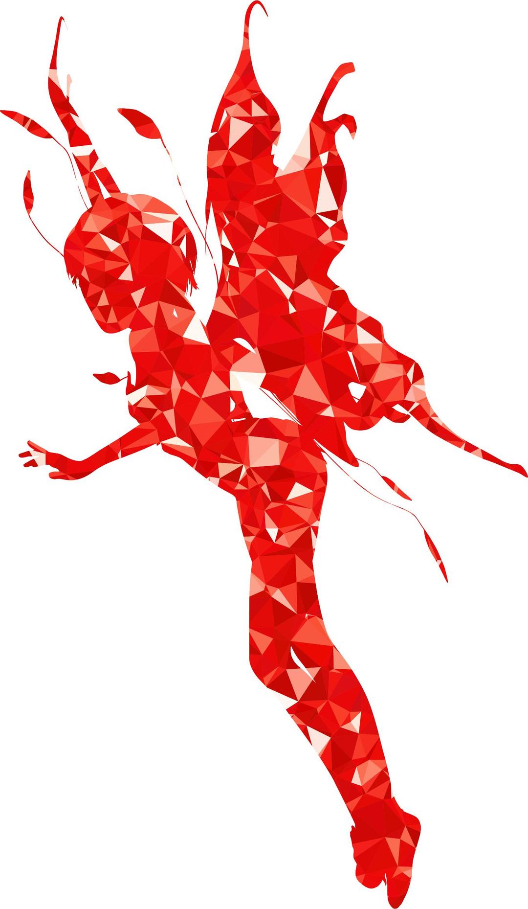 Ruby Female Fairy Silhouette png transparent