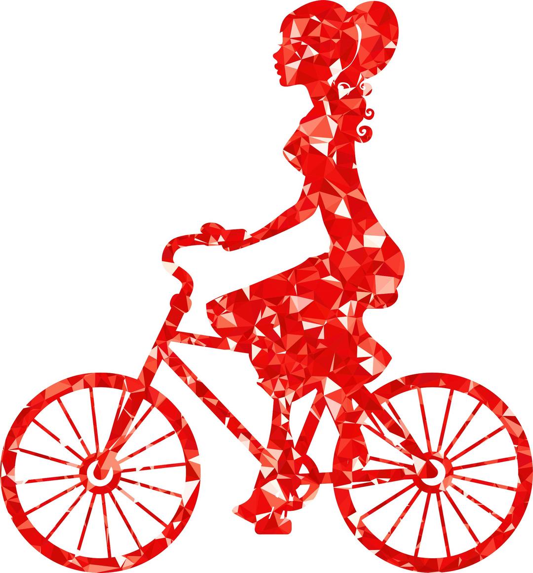 Ruby Girl On Bike png transparent