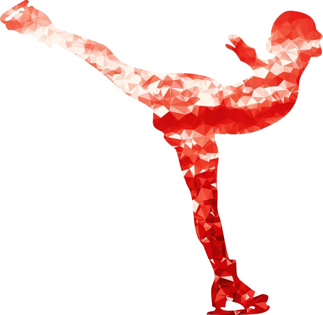 Ruby Ice Skating Woman png transparent