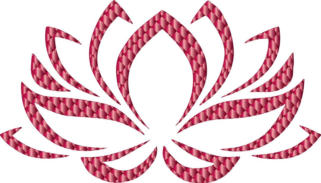Ruby Lotus Flower No Background png transparent