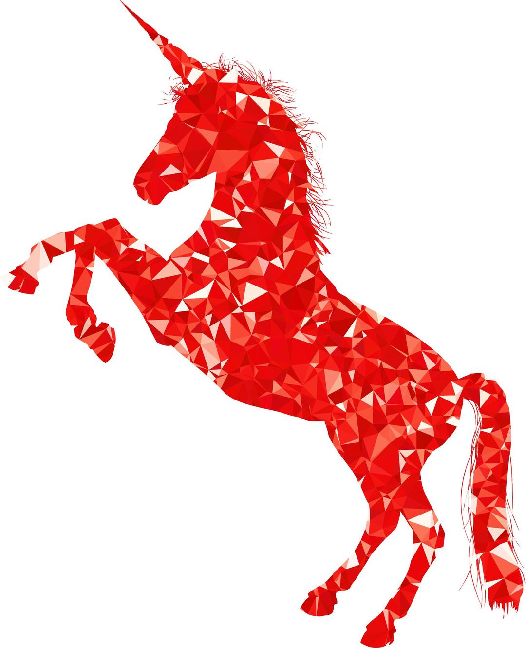 Ruby Unicorn Silhouette png transparent