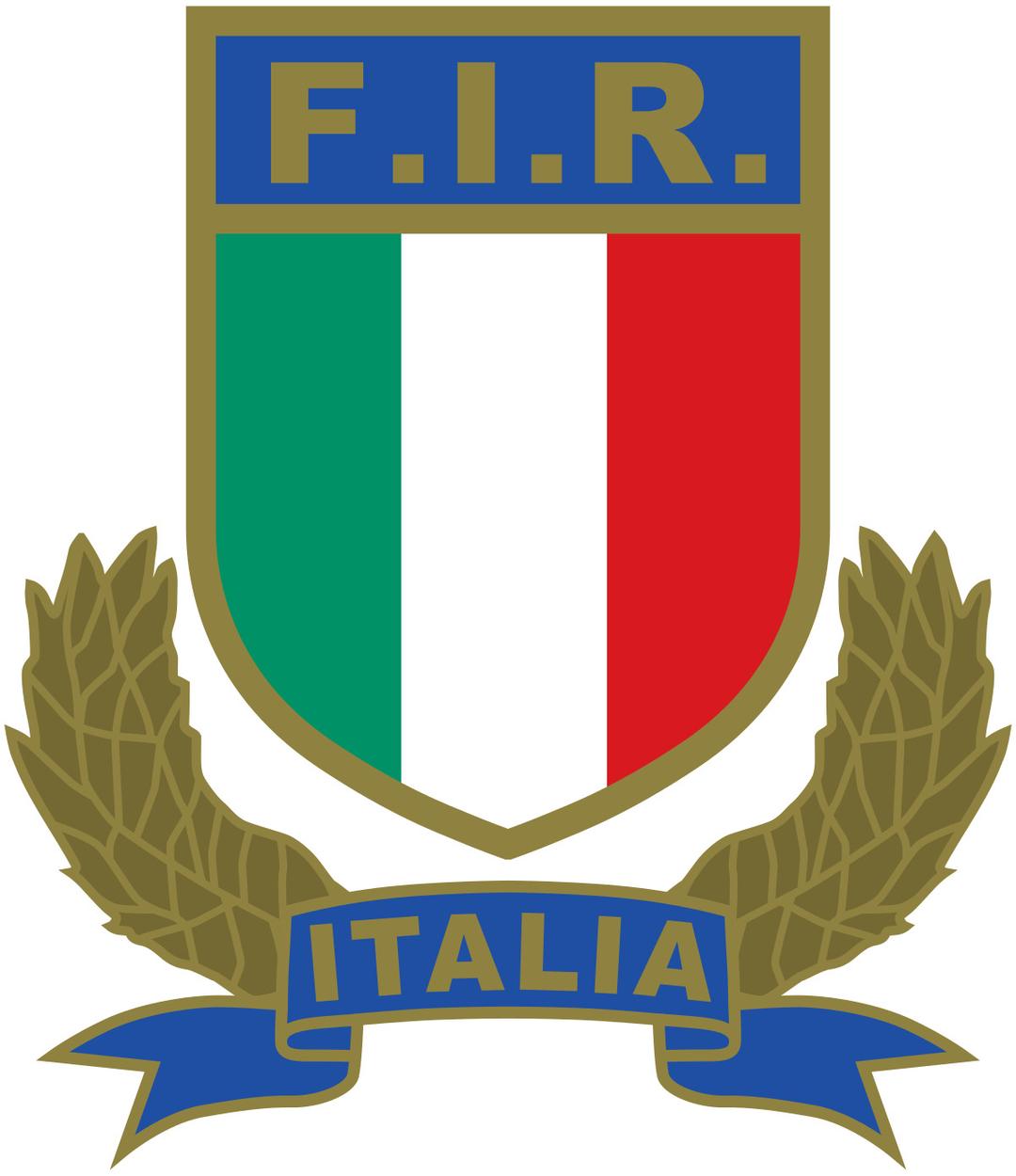 Rugby Federation Italy Logo png transparent