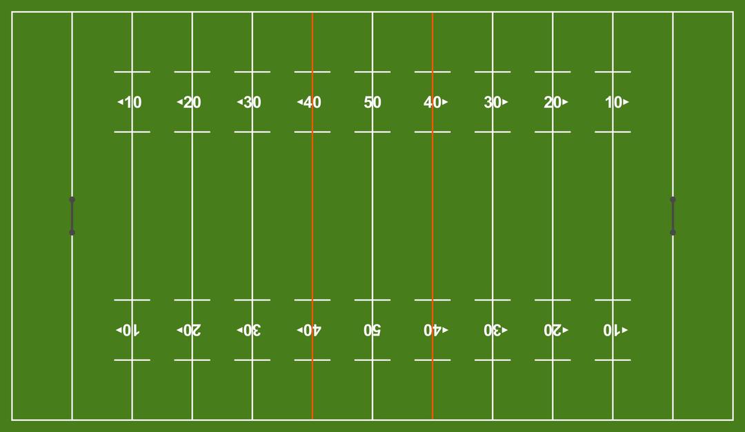 Rugby league pitch png transparent