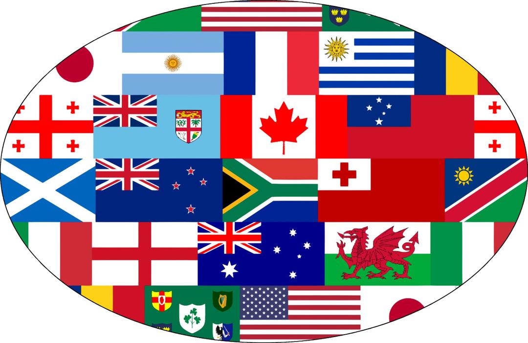 Rugby world cup nations ball png transparent
