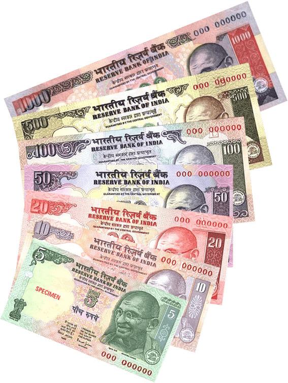 Rupee Notes png transparent