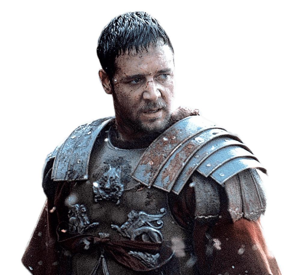 Russell Crowe Gladiator png transparent