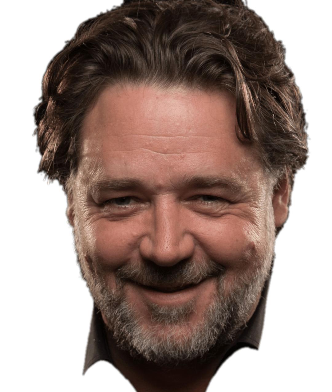 Russell Crowe Smiling png transparent