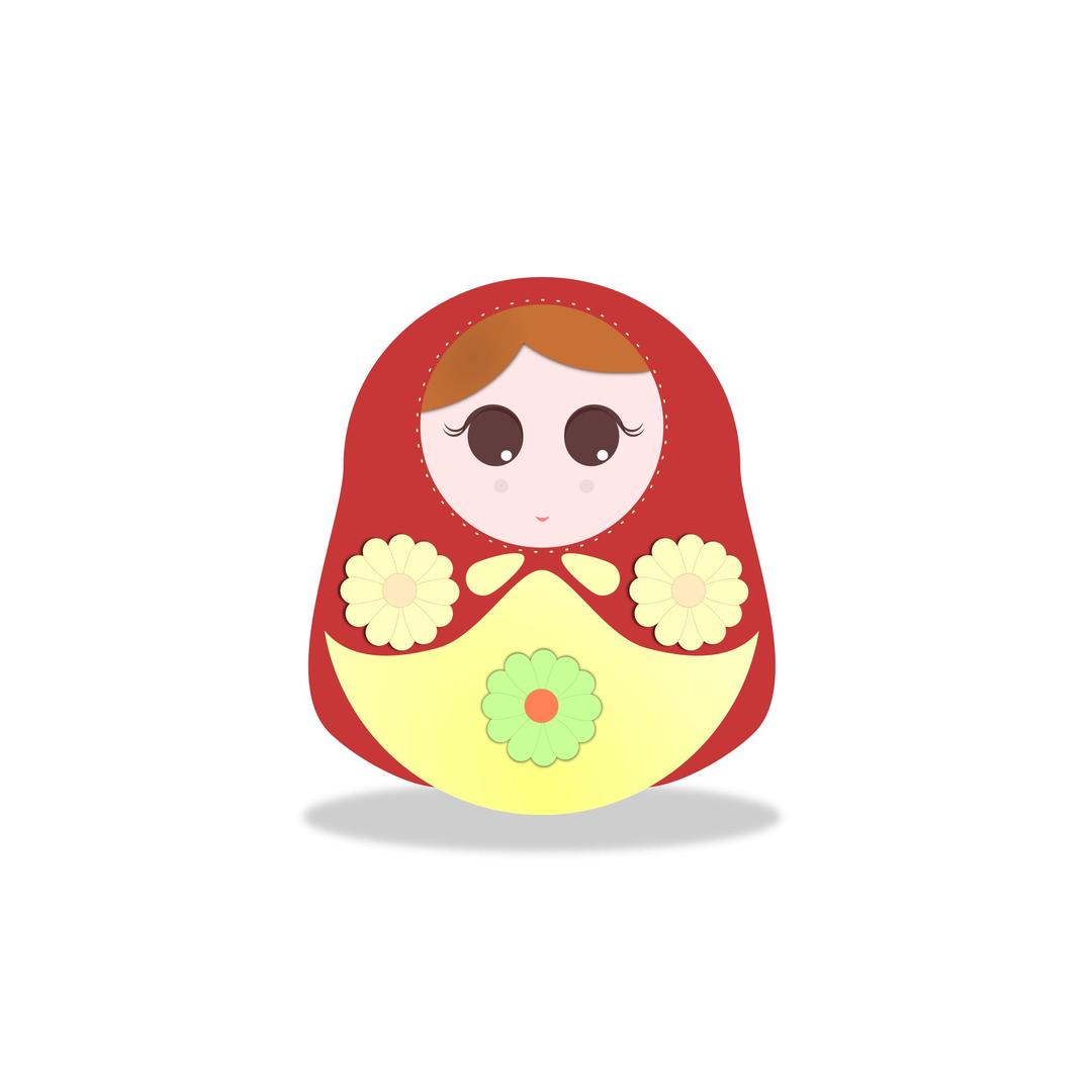 russian doll illustration png transparent