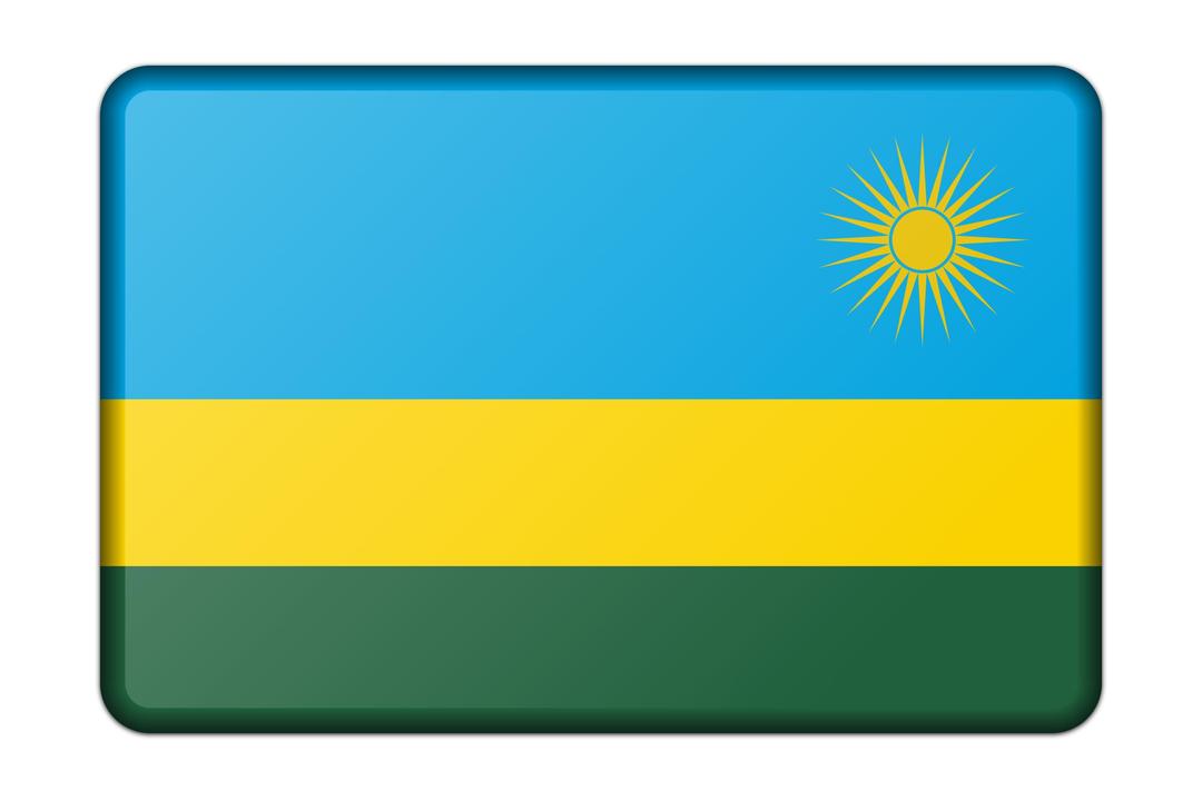 Rwanda flag png transparent