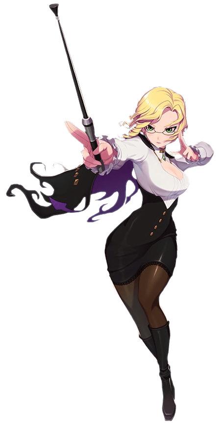 RWBY Glynda Goodwitch With Stick png transparent