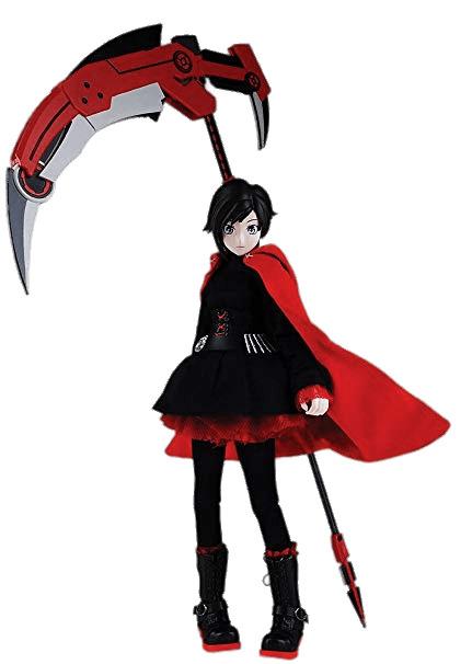 RWBY Ruby Rose Holding Weapon Crescent Rose png transparent
