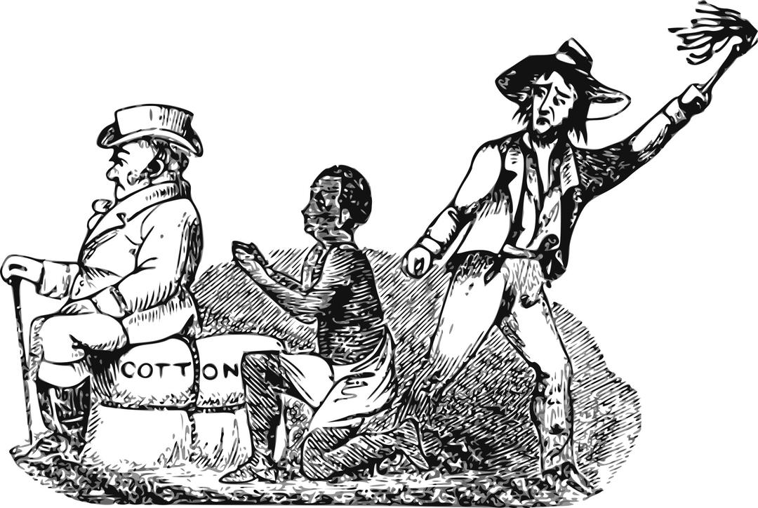 Sad History: Slave Worker png transparent