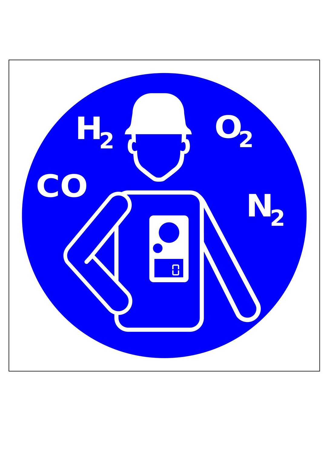 Safety Sign Always Use Oxygen Analyzer png transparent