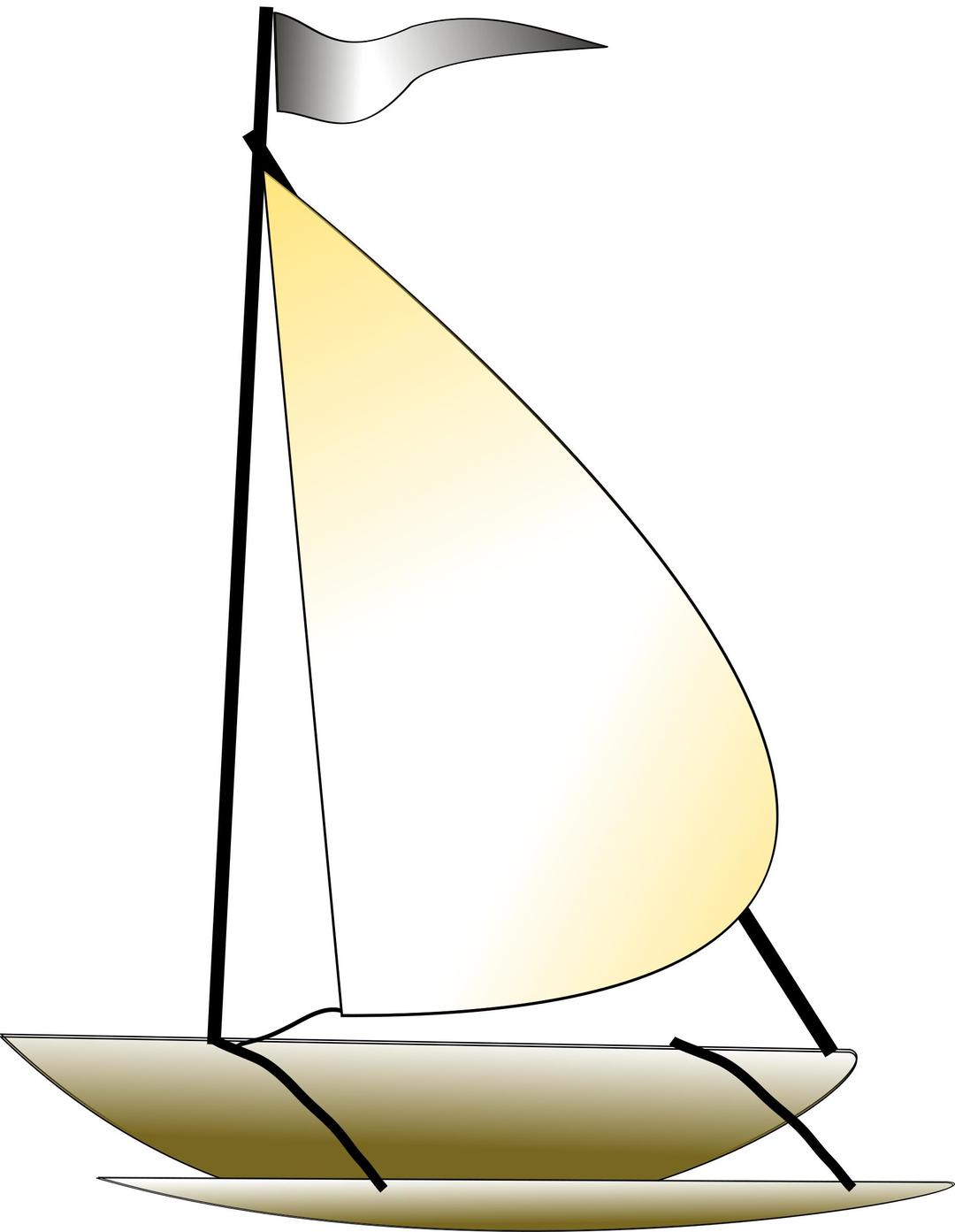 Sailing boat png transparent