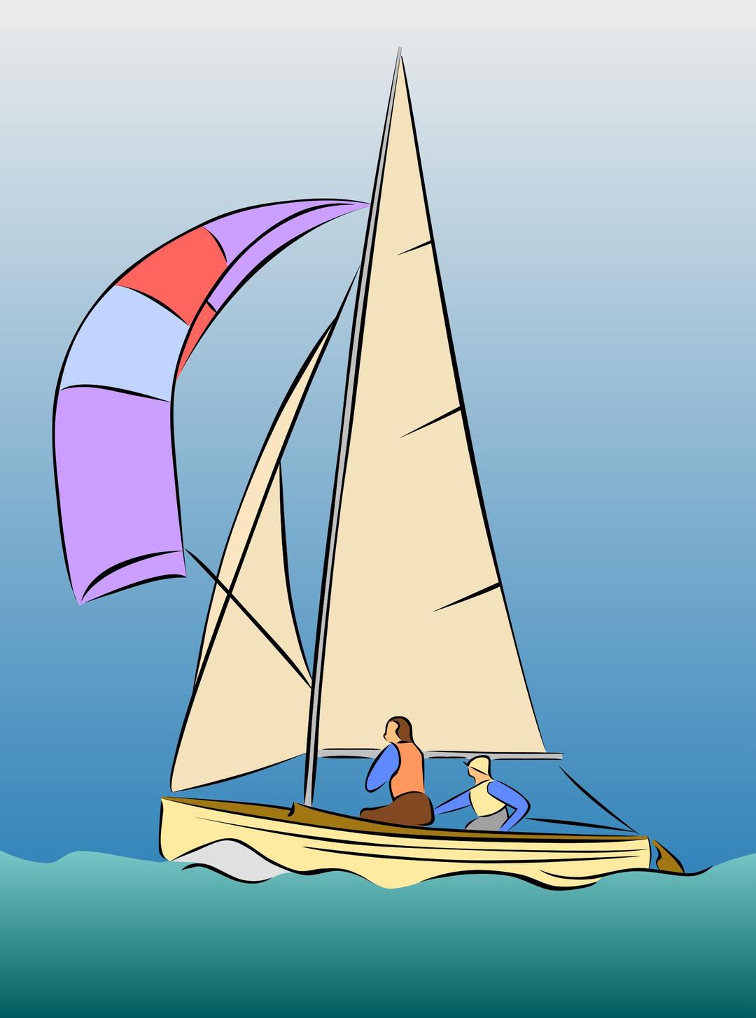 Sailing Dinghy png transparent