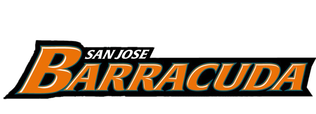 San Jose Barracuda Text Logo png transparent