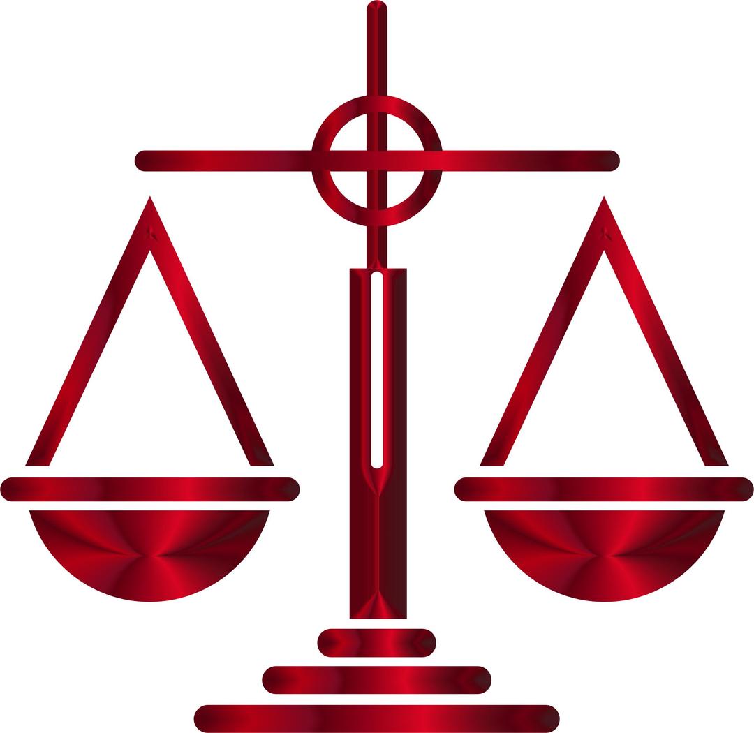 Sanguine Scales Of Justice Icon png transparent