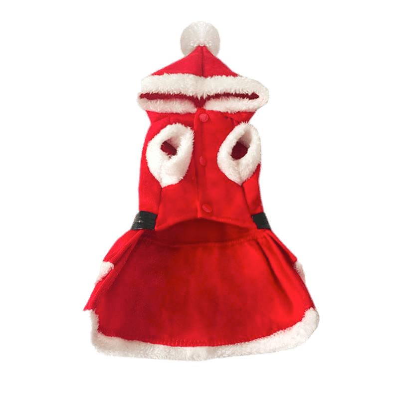 Santa Claus Outfit For Dogs png transparent