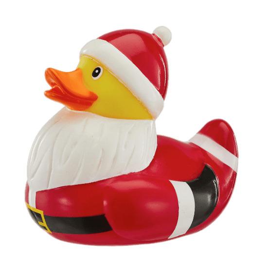 Santa Claus Rubber Duck png transparent