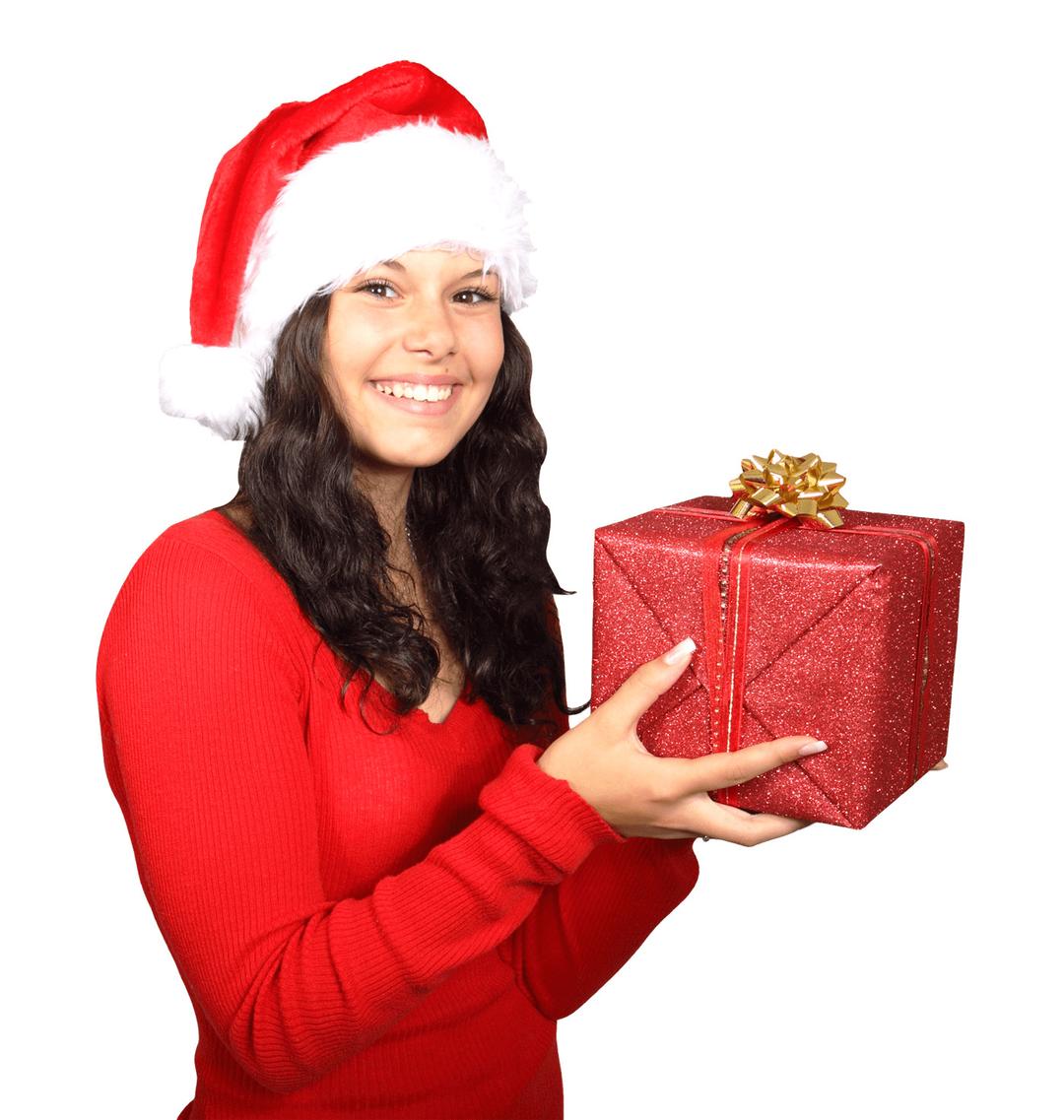 Santa Claus Woman Gift png transparent