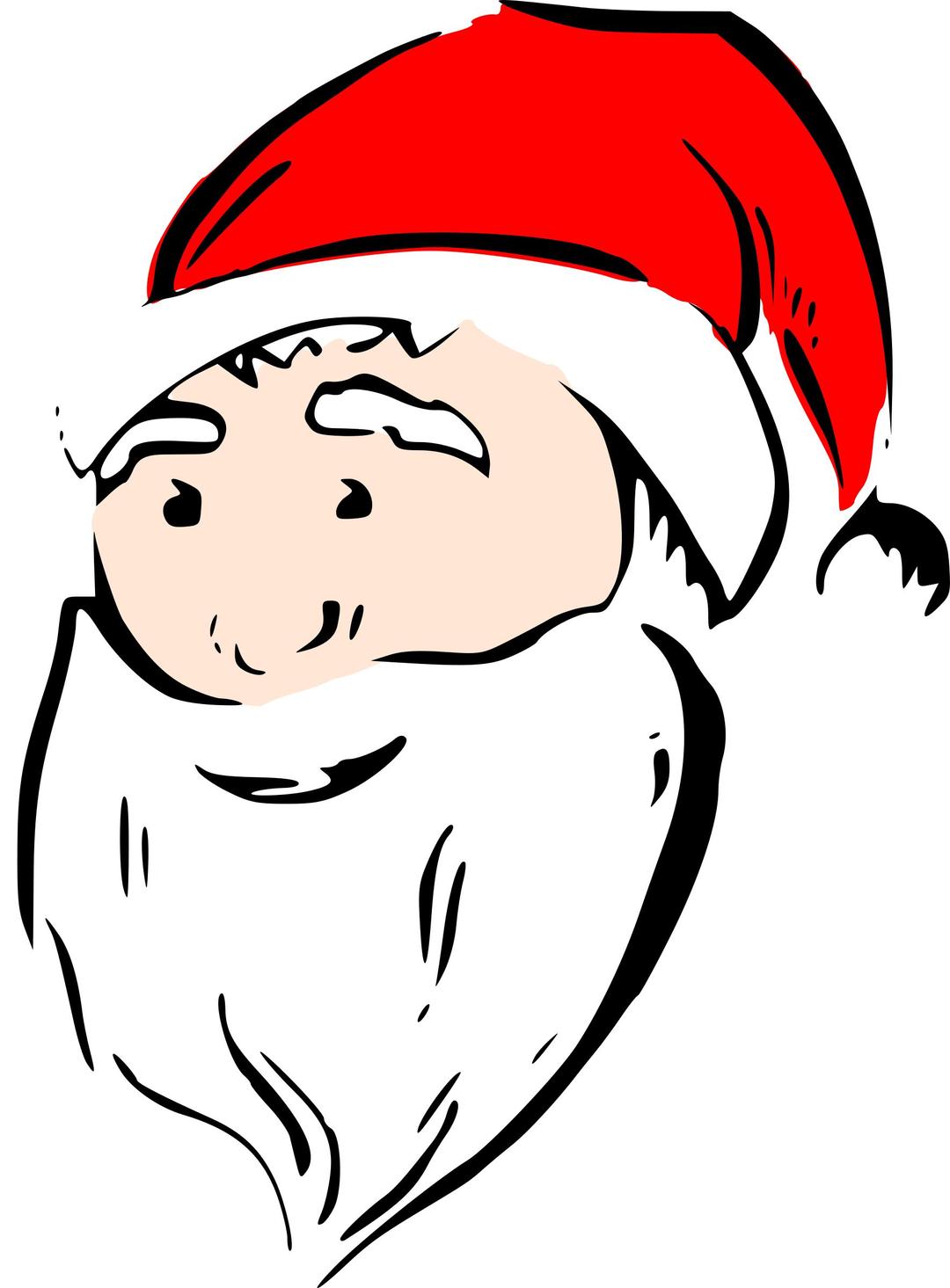 Santa face png transparent