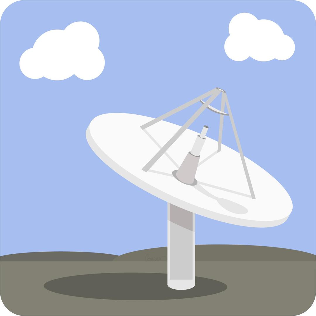 Satellite Dish Base Station png transparent