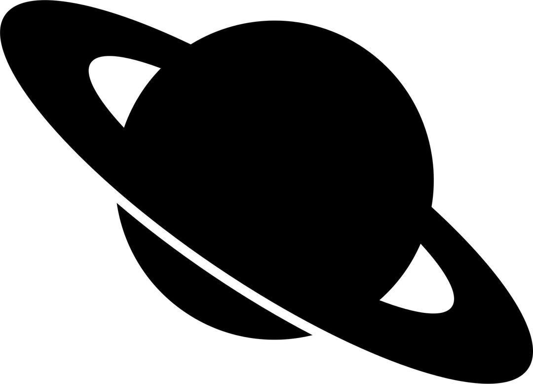 Saturn icon png transparent