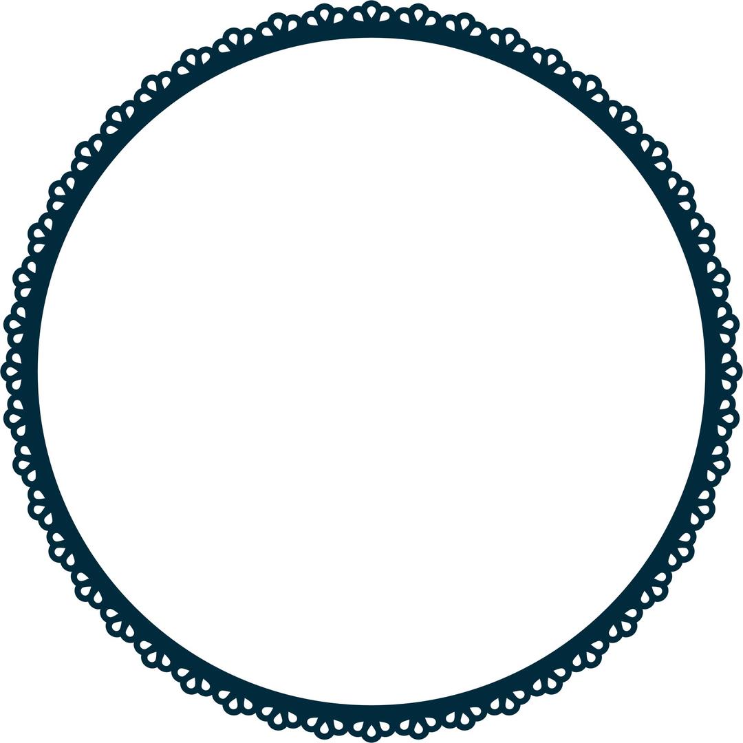 Scallop Frame Extrapolated png transparent