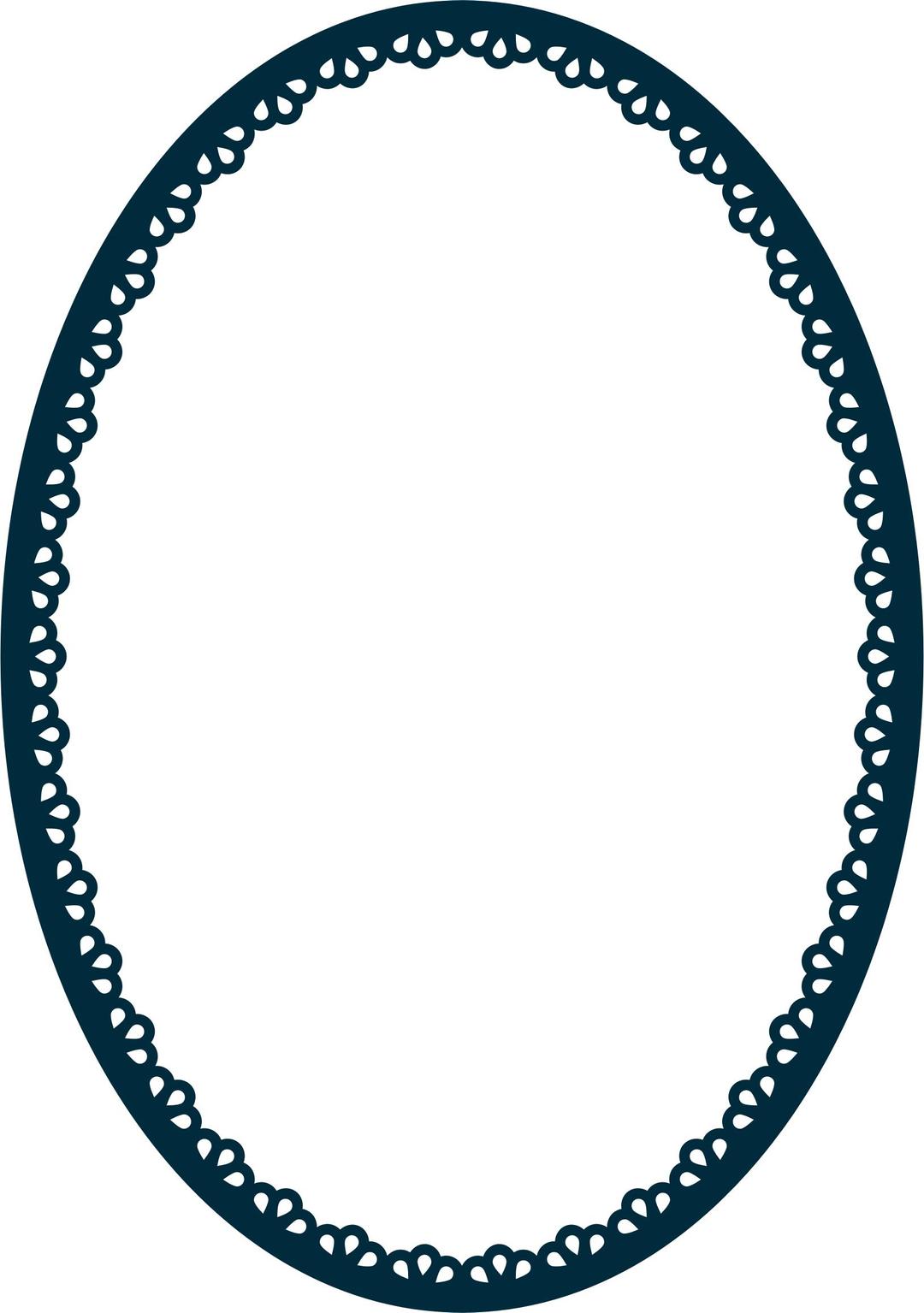 Scallop Frame Extrapolated 2 png transparent