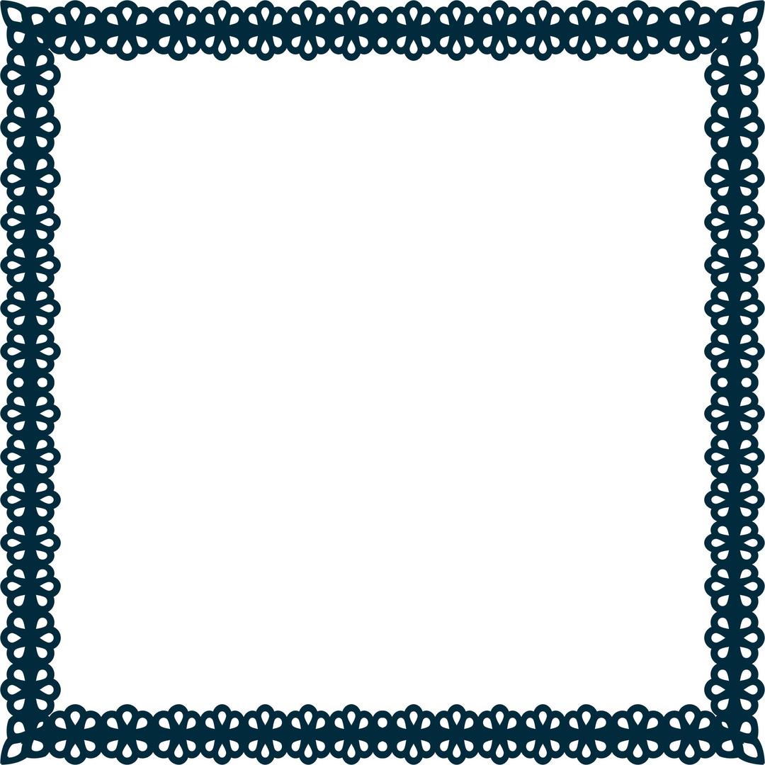 Scallop Frame Extrapolated 6 png transparent
