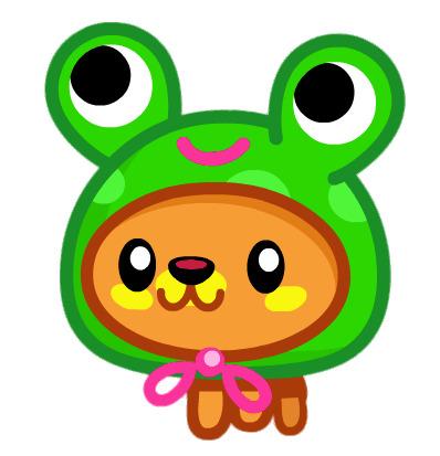 Scamp the Froggie Doggie Turned To the Left png transparent