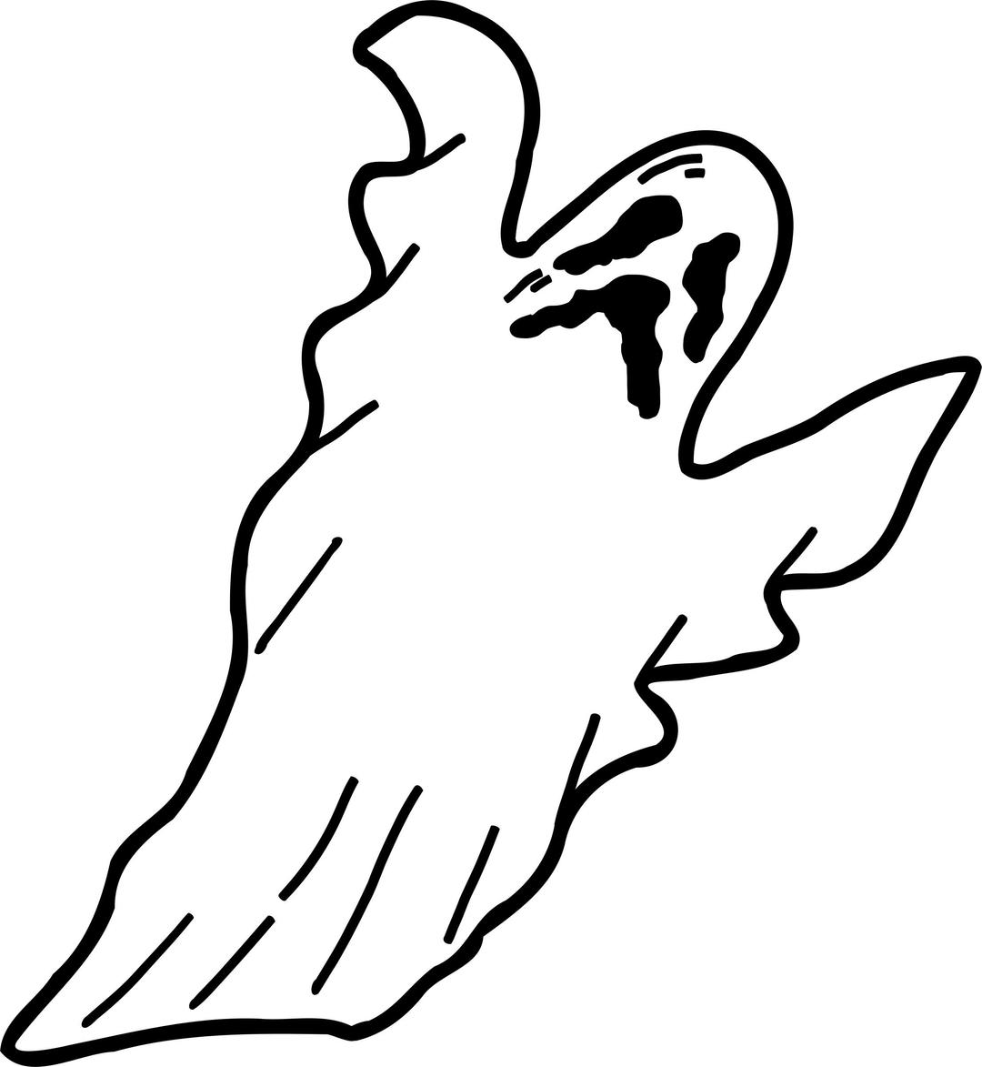 Scary Ghost png transparent