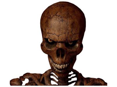 Scary Skull Halloween png transparent