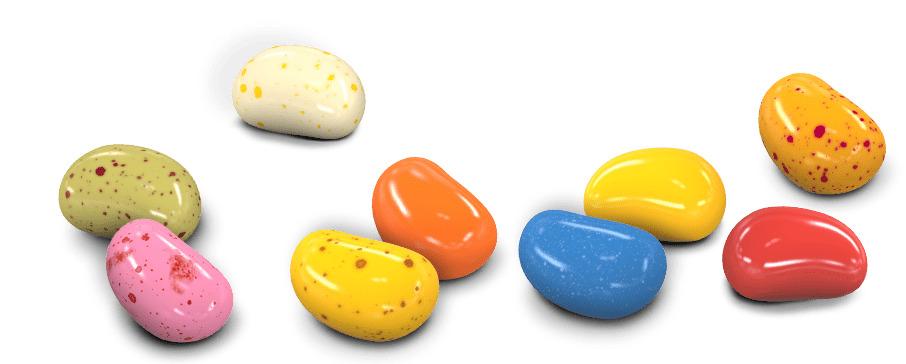 Scattered Jellybeans png transparent