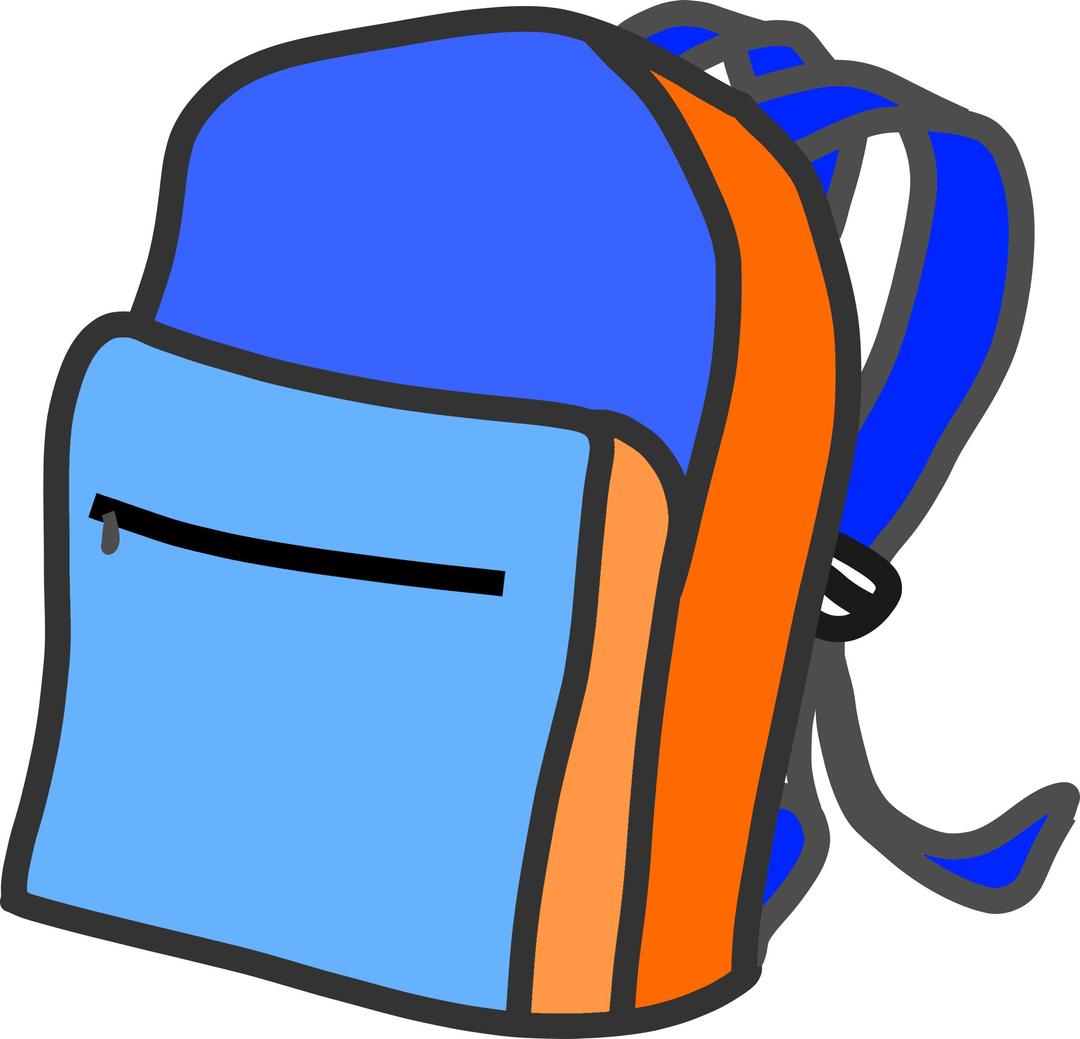 School backpack png transparent