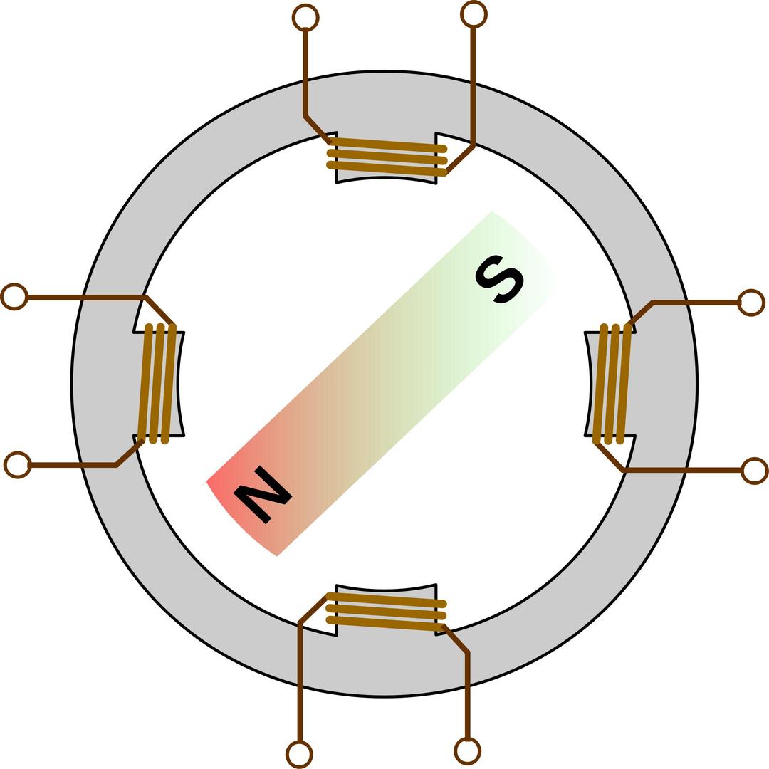 Schrittmotor (Schema) png transparent