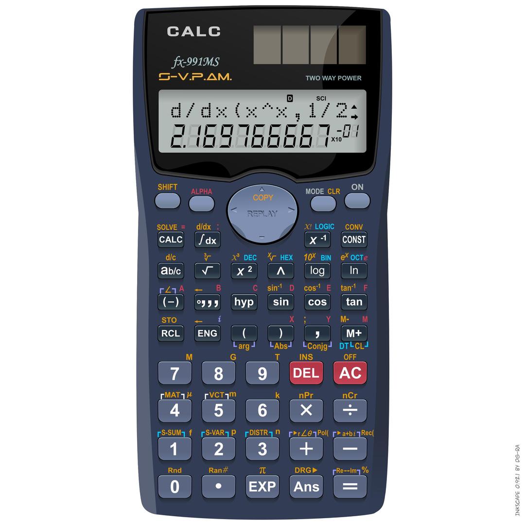 Scientific Solar Calculator – Calc fx-991ms png transparent