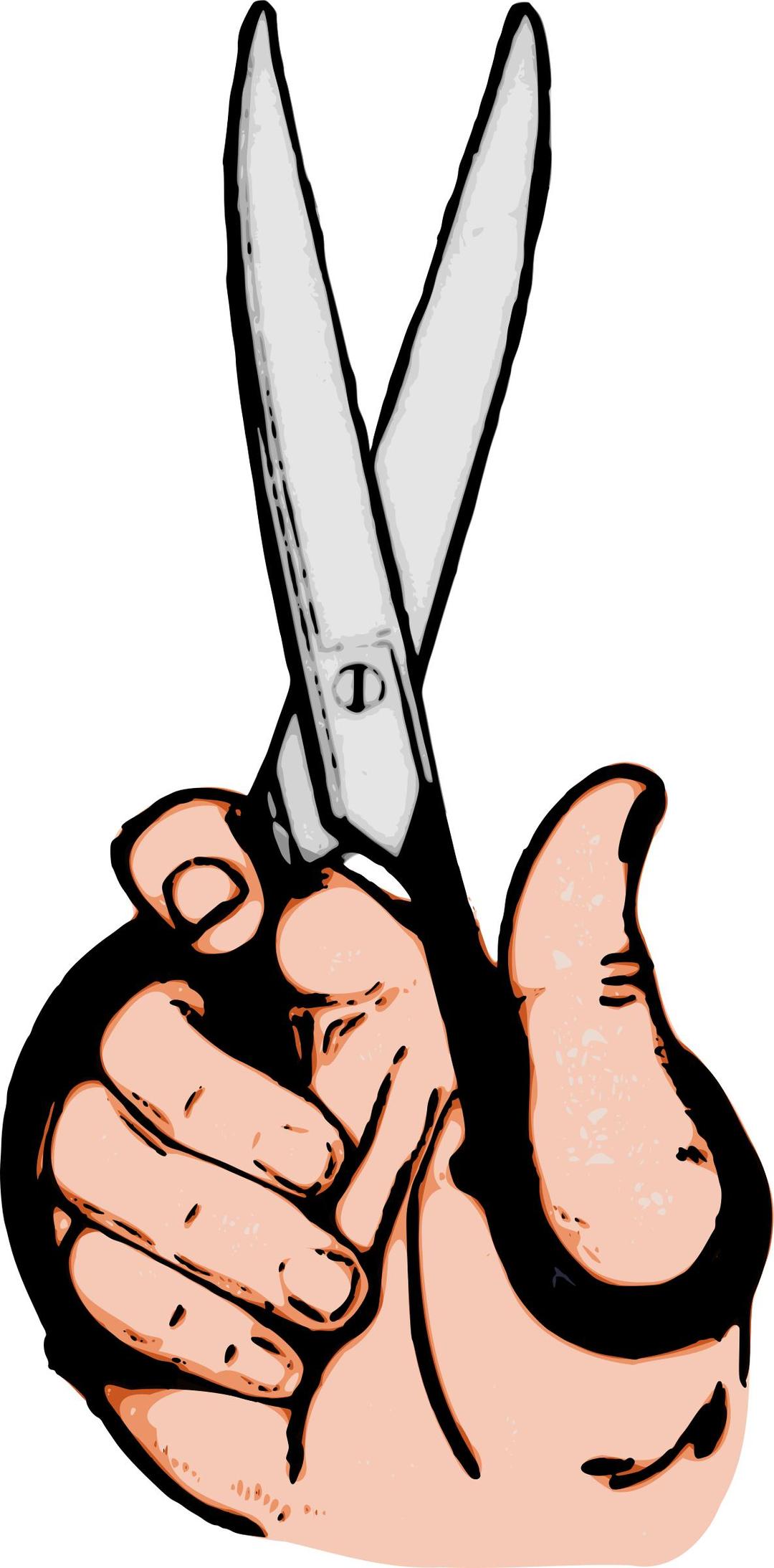 Scissors and Hand png transparent