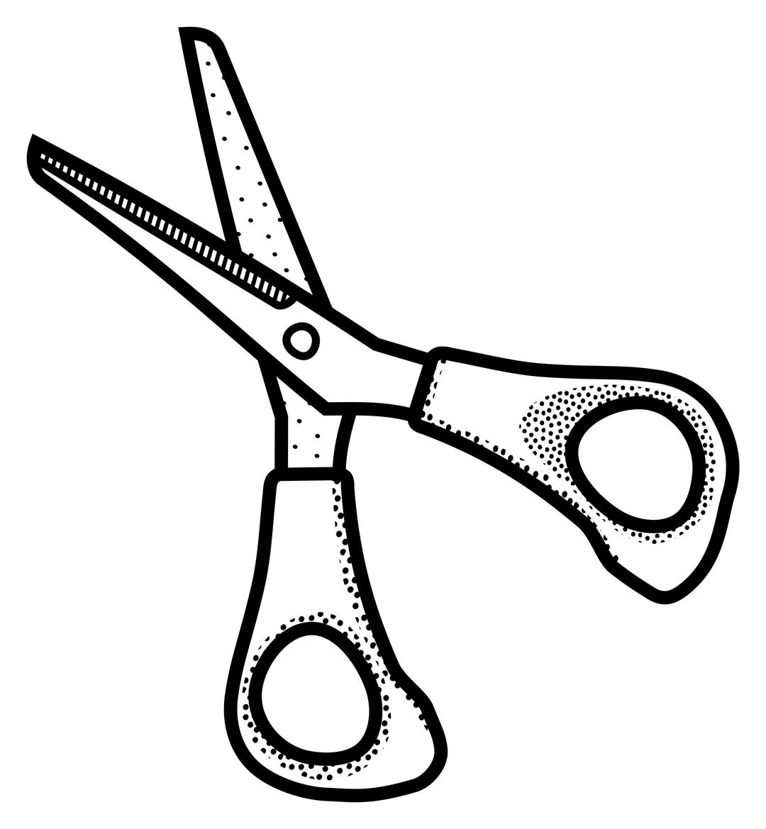 scissors-lineart png transparent