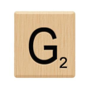 Scrabble Tile G png transparent