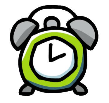 Scribblenauts Alarm Clock png transparent