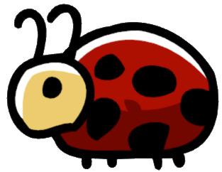 Scribblenauts Ladybug png transparent