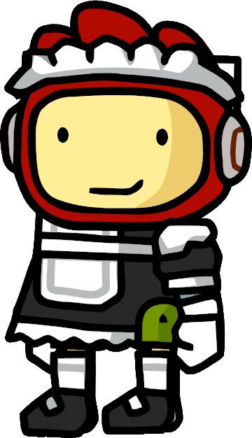 Scribblenauts Maid Outfit png transparent