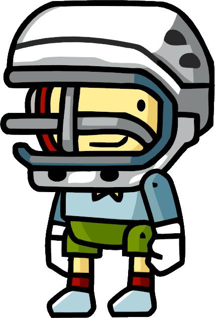 Scribblenauts Maxwell Ice Hockey Player png transparent
