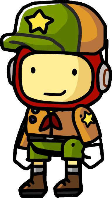 Scribblenauts Maxwell In Scout Uniform png transparent